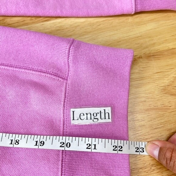 Champion Reverse Weave Bubblegum Pink Crew Neck Sweatshirt Women's M - Picture 7 of 7